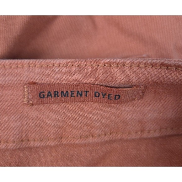 JUDY BLUE Jeans 18W Garment Dyed Rust Orange Flare Bootcut Stretch Comfort - Picture 6 of 11